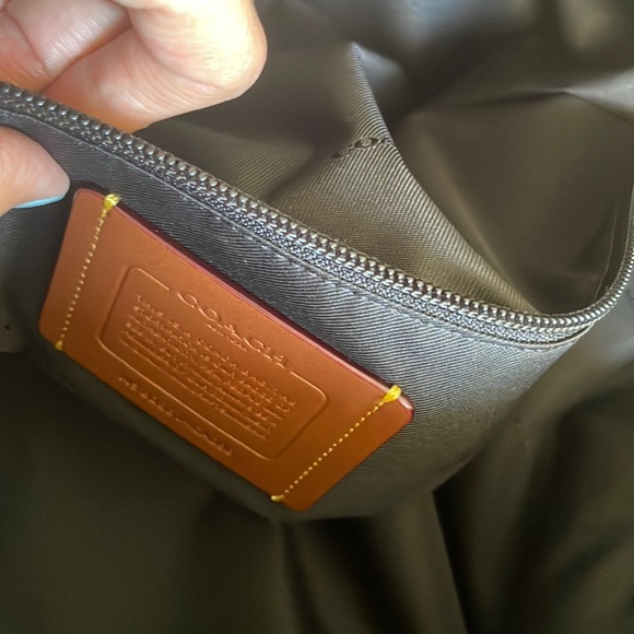 Coach Gotham Duffle Bag Camo Canvas Green Blue - Picture 15 of 16